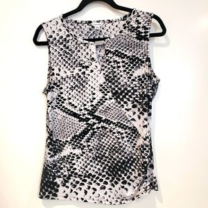 Calvin Klein Animal Print Sleevless Top